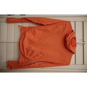 Free People Movement Good Karma Seamless Hoodie in a vibrant orange size m/lg